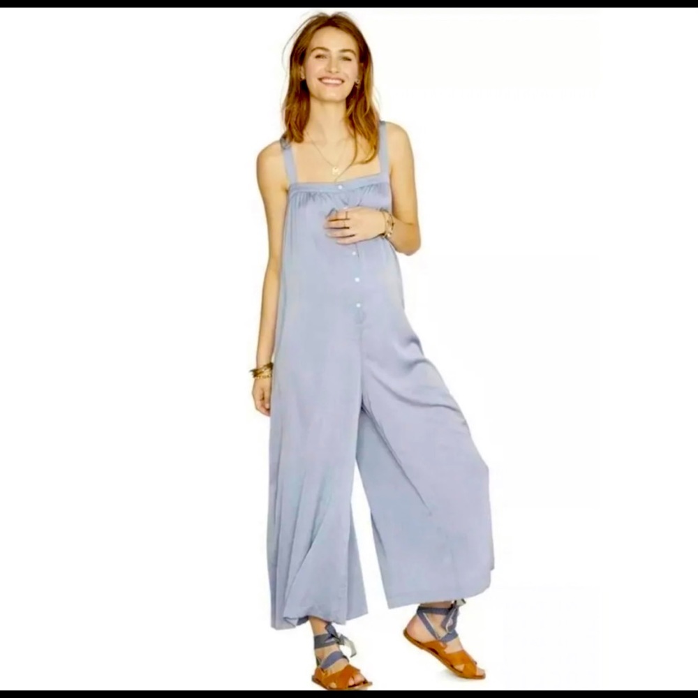 Hatch maternity jumpsuit with pockets.